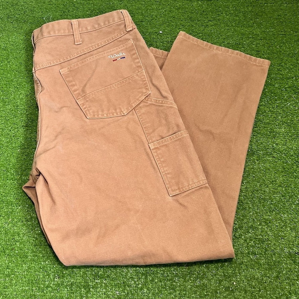 Vintage Walls Duck Canvas Pants 38 X 30 Carpenter Pants Y2K Rugged  Work Wear